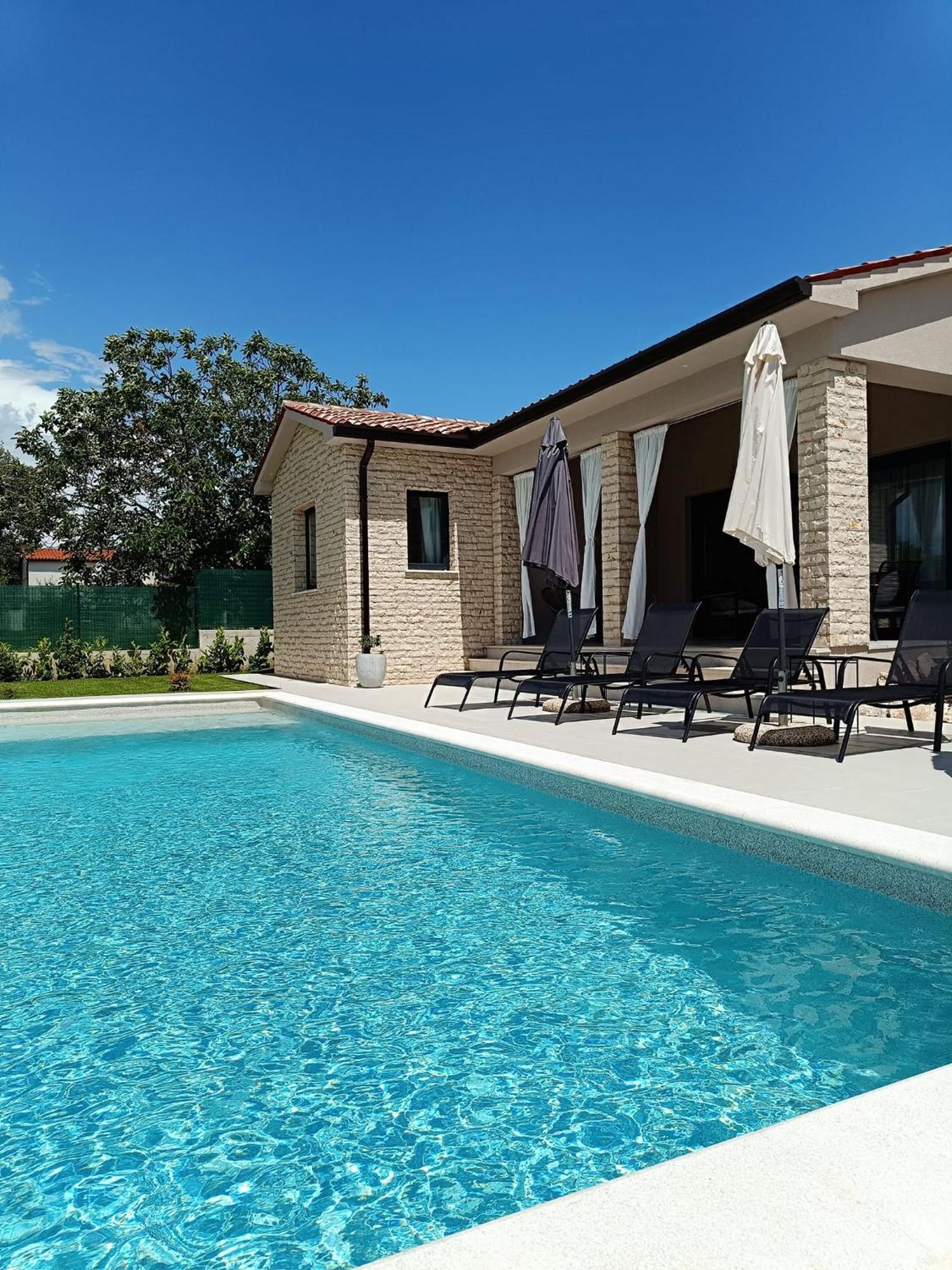 Villa Animo For 8 People Near Labin - Rabac With Private Pool, Children Playground & Beautiful Garden Raša Εξωτερικό φωτογραφία